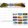 At-A-Glance Panoramic Landscape Desk Pad - Standard Size - Monthly - 12 Month - January - December - 1 Month Single Page Layout - 21 3/4" x 17" White 