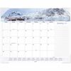 At-A-Glance Panoramic Seascape Scene Monthly Desk Pad - Julian Dates - Monthly - 12 Month - January 2024 - December 2024 - 1 Month Single Page Layout 