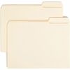Smead 1/3 Tab Cut Letter Recycled Top Tab File Folder - 8 1/2" x 11" - 3/4" Expansion - Top Tab Location - Right Tab Position - Manila - 10% Recycled 