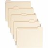 Smead 1/5 Tab Cut Letter Recycled Top Tab File Folder - 8 1/2" x 11" - 3/4" Expansion - Top Tab Location - Assorted Position Tab Position - Manila - 1