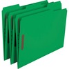 Smead Colored 1/3 Tab Cut Letter Recycled Fastener Folder - 8 1/2" x 11" - 3/4" Expansion - 2 x 2K Fastener(s) - 2" Fastener Capacity for Folder - Top
