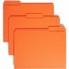 Smead Colored 1/3 Tab Cut Letter Recycled Top Tab File Folder - 8 1/2" x 11" - 3/4" Expansion - Top Tab Location - Assorted Position Tab Position - Or