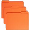 Smead Colored 1/3 Tab Cut Letter Recycled Top Tab File Folder - 8 1/2" x 11" - 3/4" Expansion - Top Tab Location - Assorted Position Tab Position - Or