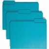 Smead Colored 1/3 Tab Cut Letter Recycled Top Tab File Folder - 8 1/2" x 11" - 3/4" Expansion - Top Tab Location - Assorted Position Tab Position - Te