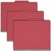 Smead Colored 2/5 Tab Cut Letter Recycled Classification Folder - 8 1/2" x 11" - 2" Expansion - 2 x 2B Fastener(s) - 2" Fastener Capacity for Folder -