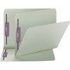 Smead Straight Tab Cut Letter Recycled Fastener Folder - 8 1/2" x 11" - 2" Expansion - 2 x 2S Fastener(s) - 2" Fastener Capacity for Folder - Pressboa