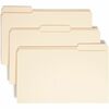 Smead 1/3 Tab Cut Legal Recycled Top Tab File Folder - 8 1/2" x 14" - 3/4" Expansion - Top Tab Location - Assorted Position Tab Position - Manila - Ma