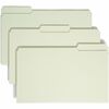 Smead 1/3 Tab Cut Legal Recycled Top Tab File Folder - 8 1/2" x 14" - 1" Expansion - Top Tab Location - Assorted Position Tab Position - Pressboard - 