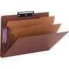 Smead SafeSHIELD 1/3 Tab Cut Legal Recycled Classification Folder - 8 1/2" x 14" - 2" Expansion - 2 x 2S Fastener(s) - 2" Fastener Capacity for Folder