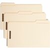 Smead 1/3 Tab Cut Legal Recycled Fastener Folder - 8 1/2" x 14" - 3/4" Expansion - 2 x 2K Fastener(s) - 2" Fastener Capacity for Folder - Top Tab Loca