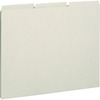 Smead Filing Guides with Blank Tab - Blank Assorted Tab(s) - Letter - Gray Pressboard, Green Tab(s) - 100 / Box
