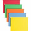 Smead Colored 1/5 Tab Cut Letter Recycled Hanging Folder - 8 1/2" x 11" - Top Tab Location - Assorted Position Tab Position - Vinyl - Blue, Green, Ora