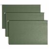 Smead 1/5 Tab Cut Legal Recycled Hanging Folder - 8 1/2" x 14" - Top Tab Location - Assorted Position Tab Position - Vinyl - Standard Green - 10% Recy