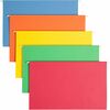 Smead 1/5 Tab Cut Legal Recycled Hanging Folder - 8 1/2" x 14" - Top Tab Location - Assorted Position Tab Position - Vinyl - Blue, Green, Orange, Red,