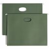 Smead Hanging File Pockets, 3-1/2 Inch Expansion, Letter Size, Standard Green, 10 Per Box (64220) - 3 1/2" Folder Capacity - 8 1/2" x 11" - 3 1/2" Exp