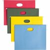 Smead Flex-I-Vision Letter Recycled Hanging Folder - 8 1/2" x 11" - 3 1/2" Expansion - Blue, Green, Red, Yellow - 10% Recycled - 4 / Pack