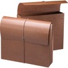 Smead Letter Recycled File Wallet - 8 1/2" x 11" - 3 1/2" Expansion - Redrope - Redrope - 30% Recycled - 1 Each