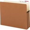 Smead 2/5 Tab Cut Letter Recycled File Pocket - 8 1/2" x 11" - 3 1/2" Expansion - Top Tab Location - Right Tab Position - Redrope - Redrope - 30% Recy