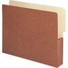 Smead Letter Recycled File Pocket - 8 1/2" x 11" - 3 1/2" Expansion - Top Tab Location - Redrope - Redrope - 30% Recycled - 10 / Box