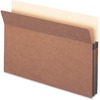 Smead Straight Tab Cut Legal Recycled File Pocket - 8 1/2" x 14" - 1 3/4" Expansion - Top Tab Location - Redrope, Kraft - Redrope - 30% Recycled - 25 