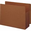 Smead TUFF Straight Tab Cut Legal Recycled File Pocket - 8 1/2" x 14" - 5 1/4" Expansion - Redrope - Redrope - 30% Recycled - 10 / Box
