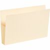 Smead Straight Tab Cut Legal Recycled File Pocket - 8 1/2" x 14" - 1200 Sheet Capacity - 5 1/4" Expansion - Manila - Manila - 10% Recycled - 10 / Box