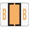 Smead BCCR Bar-Style Color-Coded Labels - "Alphabet" - 1 1/4" Width x 1" Length - Light Orange - 500 / Roll - 500 / Roll