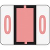 Smead BCCRN Bar-Style Color-Coded Labels - "Number" - 1 1/4" Width x 1" Length - Pink - 500 / Roll