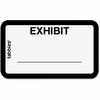 Tabbies Color-coded Legal Exhibit Labels - 1 5/8" x 1" Length - White - 252 / Pack