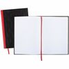 Black n' Red Casebound Ruled Notebooks - A4 - 96 Sheets - Sewn - 24 lb Basis Weight - A4 - 8 1/4" x 11 3/4" - White Paper - Red Binding - BlackHeavywe