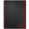 Black n' Red Polypropylene Notebook - Letter - 70 Sheets - Double Wire Spiral - Ruled Margin - 24 lb Basis Weight - Letter - 8 1/2" x 11" - White Pape