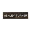 Xstamper Xecutives Name Plates - 1 Each - 10" Width x 2" Height - Plastic