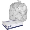 Genuine Joe Clear Trash Can Liners - Medium Size - 30 gal Capacity - 30" Width x 36" Length - 0.60 mil (15 Micron) Thickness - Low Density - Clear - 2