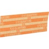Sparco Flat Coin Wrappers - 1000 Wrap(s)Total $10 in 40 Coins of 25¢ Denomination - 60 lb Basis Weight - Kraft - Orange