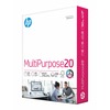 HP Papers Multipurpose20 Copy Paper - White - 96 Brightness - Letter - 8 1/2" x 11" - 20 lb Basis Weight - Smooth - 1 Ream - FSC - Quick Drying, Smear