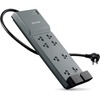 Belkin 8 Outlet Home/Office Surge Protector with telephone protection - 6 foot Cable - Black - 3550 Joules - 8 - 3550 J - 125 V AC Input - Cable Modem