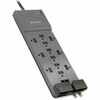 Belkin 12-Outlet Home/Office Surge Protector w/Phone/Ethernet/Coax Protection - 10 foot Cable - Black - 3996 Joules - 12 x AC Power - 3996 J - 125 V A