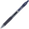 Pilot G2 Retractable Gel Ink Rollerball Pens - Fine Pen Point - 0.7 mm Pen Point Size - Refillable - Retractable - Navy Blue Gel-based Ink - Clear Bar
