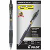 Pilot G2 Bold Point Retractable Gel Pens - Bold Pen Point - 1 mm Pen Point Size - Refillable - Retractable - Black Gel-based Ink - Clear Barrel - 1 Do