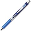 EnerGel EnerGel RTX Liquid Gel Pen - Medium Pen Point - 0.7 mm Pen Point Size - Refillable - Retractable - Blue Gel-based Ink - Silver Barrel - Metal 