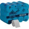 Compact Coreless Recycled Toilet Paper - 2 Ply - 4.05" x 3.85" - 1000 Sheets/Roll - White - 36 / Carton