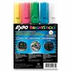 Expo Bright Sticks Marker Set - Bullet Marker Point Style - Pink, Blue, White, Yellow, Green Water Based Ink - Assorted Barrel - 1 Set