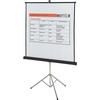 Quartet Manual Projection Screen - 1:1 - Matte White - 70" x 70" - 1.1 Gain - Surface Mount