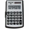 Victor 908 Handheld Calculator - Big Display, Battery Backup, Independent Memory, Rounded Keytop, Dual Power - 8 Digits - LCD - Battery/Solar Powered 