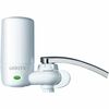Brita Complete Water Faucet Filtration System With Light Indicator - Faucet - 100 gal Filter Life (Water Capacity) - 1 Each - White, Blue