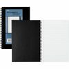 Cambridge Limited Business Notebooks - 80 Sheets - Wire Bound - College Ruled - 0.28" Ruled - 20 lb Basis Weight - 8" x 5" - White Paper - Black Bindi