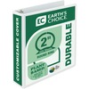Samsill Earth's Choice Plant-based Durable View Binder - 2" Binder Capacity - Letter - 8 1/2" x 11" Sheet Size - 425 Sheet Capacity - 3 x Round Ring F