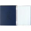 ACCO PRESSTEX Unburst Sheet Covers - 6" Binder Capacity - Fanfold - 11" x 14 7/8" Sheet Size - Dark Blue - Recycled - Retractable Filing Hooks, Hangin