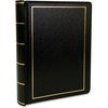 Wilson Jones Minute Book - 125 Sheet(s) - 28 lb - Sewn Bound - Letter - 8.50" x 11" Sheet Size - Black Cover - 1 Each