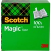 Scotch Magic Tape - 36 yd Length x 0.50" Width - 1" Core - Split Resistant, Tear Resistant - For Mending, Splicing - 1 / Roll - Matte - Clear